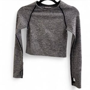 PINK Victoria's Secret Gray Crop Top